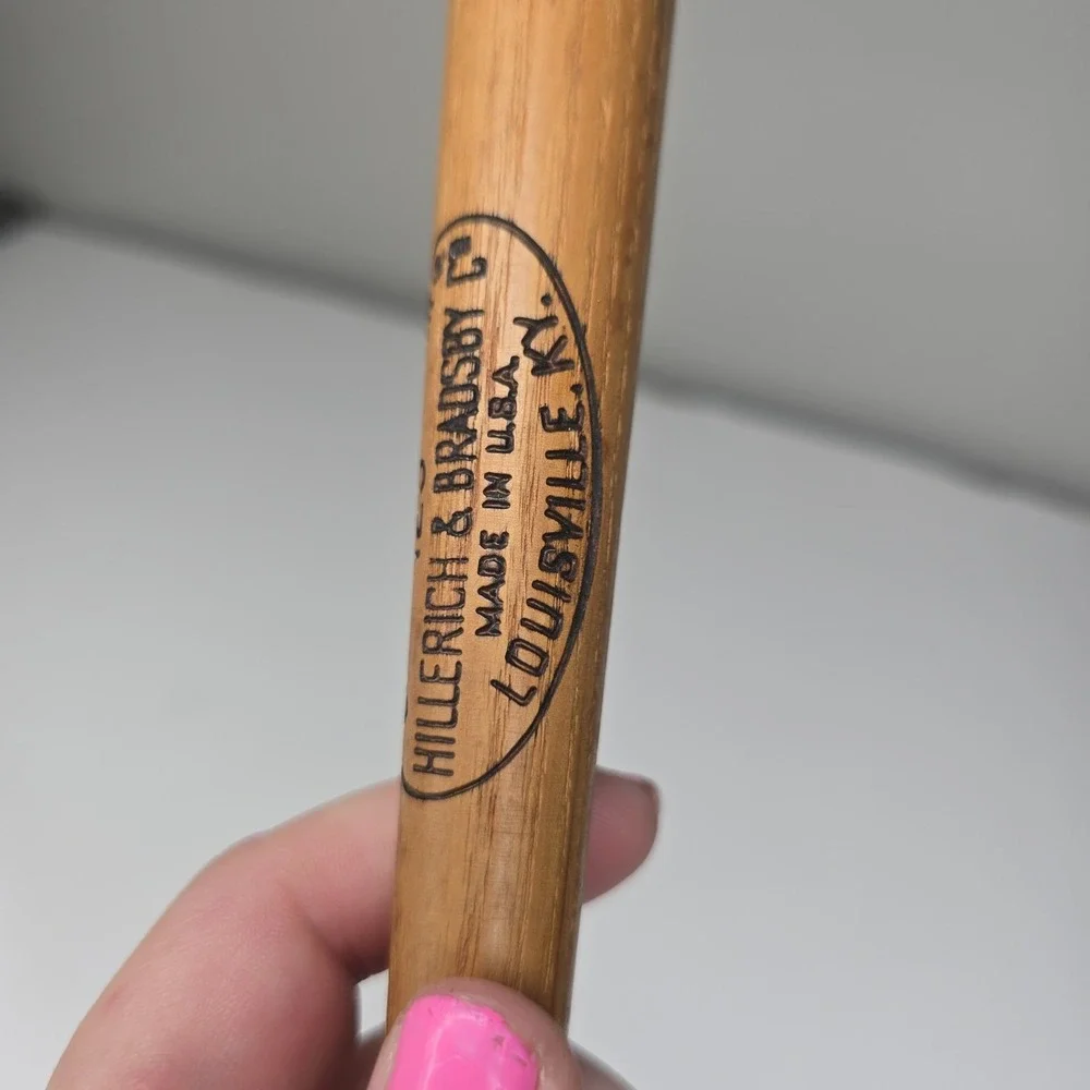 Louisville Slugger Cardinals Phillies Mini Baseball Bat Tim McCarver MLB RARE